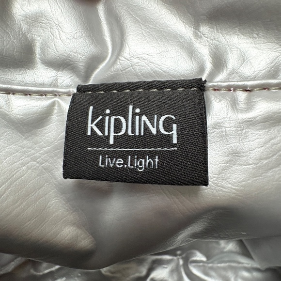 bag lunch KIPLING red nylon 8x9x5 crossbody adjustable strap insulated - Picture 10 of 13